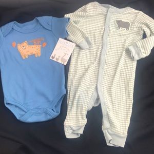 Onesie and sleeper infant